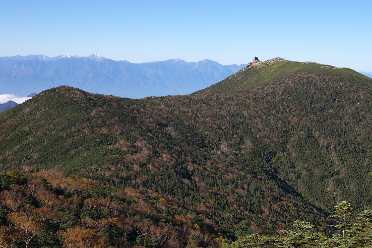 IMGP7070.jpg - 朝日岳山頂付近にて